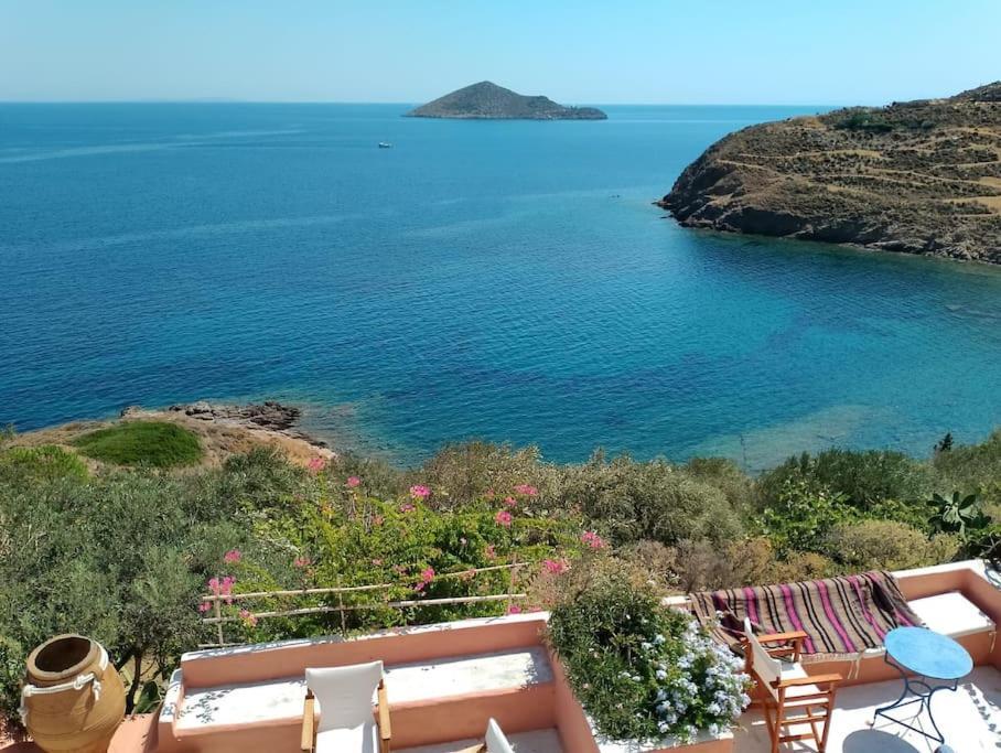 Вілла Casa Dei Melograni At Vourlidia Leros Vromolithos Екстер'єр фото