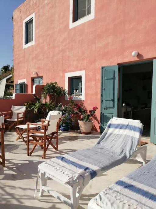 Вілла Casa Dei Melograni At Vourlidia Leros Vromolithos Екстер'єр фото