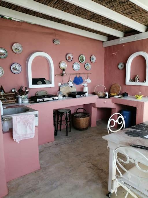 Вілла Casa Dei Melograni At Vourlidia Leros Vromolithos Екстер'єр фото